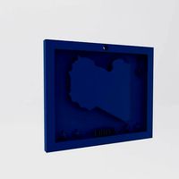 Libya-Libiya Map 3d Print Model | 3D