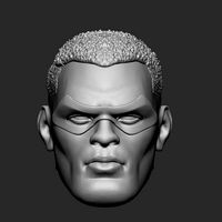john stewart - green lantern - head | 3D