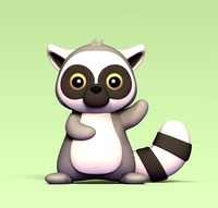 Cute Lemur | 3D