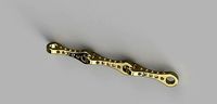 Chain link and stone set | 3D