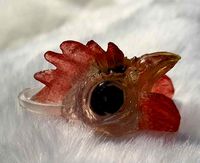 CHICKEN HEN ROOSTER BIRD CHOOK CHICK JEWELLERY PENDANT EAR RING | 3D