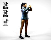 N9 Tourist on Ship taking photo with smartphone Camera | 3D