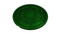Hearth Chakra Coaster | 3D