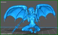 Harpy Dark Elf MOD2 relaxed | 3D