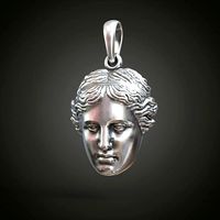 Pendant ancient statue godess greek roman antiq | 3D
