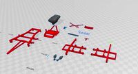 Case 500 air seeder model | 3D