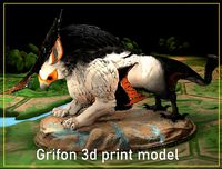 Grifon dnd model | 3D