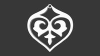 Pendant heart | 3D