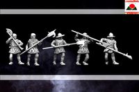 28mm Medieval Halberdier and Polearm infantry | 3D