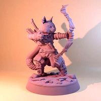 Fantasy Cat Archer  | 3D