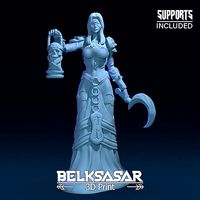 Dark Priestess Topless | 3D