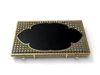 woman big onix stone arap necklace 22k C00013 | 3D