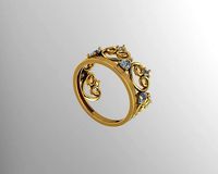 P15 Women Ring Model | 3D