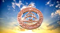 Lot of 2 Triquetra pendants viking symbol 3d models | 3D