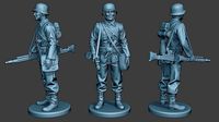German soldier ww2 MG42 Stand G7 | 3D