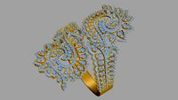 bangle bracelet | 3D