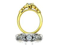 Solitaire Milgrain Classic Ring with 4mm stone 3dmodel | 3D