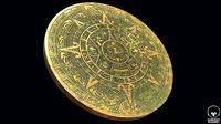Aztec Calendar PBR Game Ready