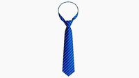 Blue classic necktie 02