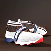 Fendi Monogram White Sneakers