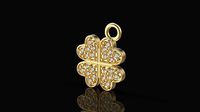 Model 268 Clover Necklace | 3D