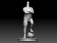 3D Printable Football Player Bubble Head 3D print model | 3D