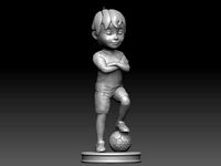 3D Printable Football Kid | 3D