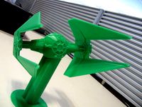 Fighter-interceptor TIE Interceptor from Star Wars | 3D