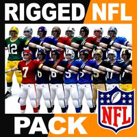 NFL Players Pack - Rigged