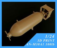 US GP BOMB AN-M30A1 100LB 1-24 | 3D