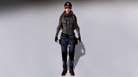 Femal Soldier 3d Moel