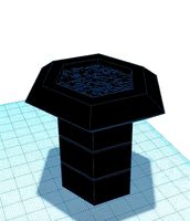 Melted Vader Helmet Display Table | 3D