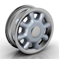 Car rim 3D Model