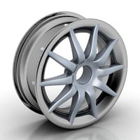Car rim 3D Model