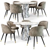 Eichholtz Chloe chair Turner dining table