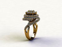 R173 diamond woman ring