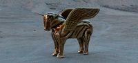 Babylon bull Statue