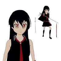 Akame Ga Kill with Basic Rigged