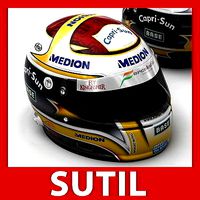 Helmet F1 2009 Adrian Sutil