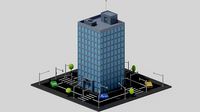 Low Poly City Block