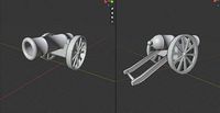 Lowpoly Cannon