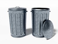 Street trash can