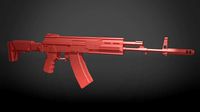 Stylized AK12 Assault Rifle