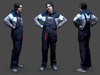 Stylized Car Mechanic Character