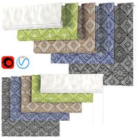 Roman Curtains 61 Etsy LynnChalk Trina Turk Amazing Maze