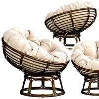 PAPASAN Chaise Lounge naturel Armchair