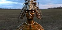 Mayan headdress model