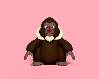 Cute Mandrill | 3D