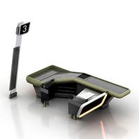 Checkout counter 3D Model