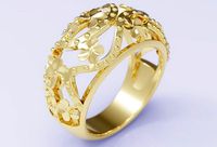 flower ring | 3D